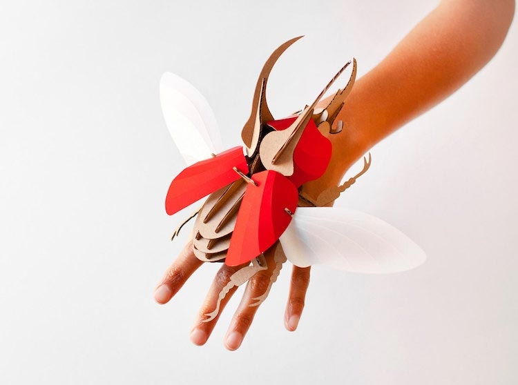Необычные 3D-пазлы из бумаги, из которых можно собрать просто просто невыносимо красивых жуков (12 фото)