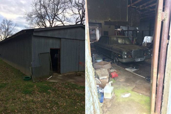 Раритетная находка в старом заброшенном гараже (8 фото)
