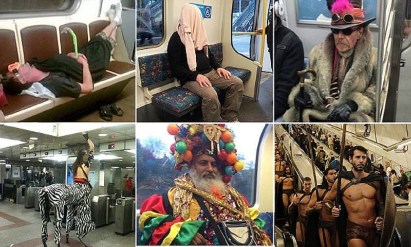 Эти безумцы ездят вместе с вами в общественном транспорте! (25 фото)