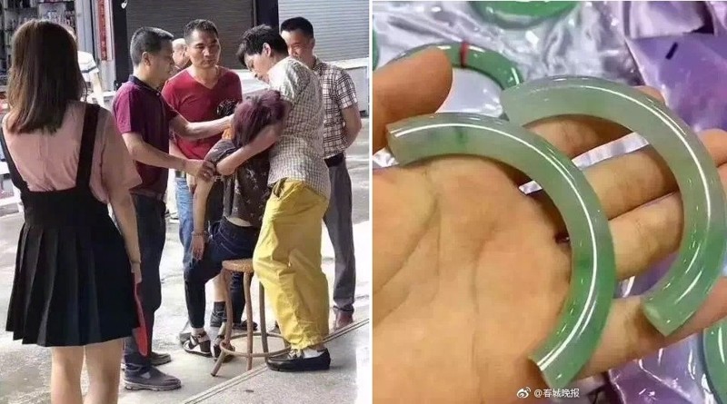 Сломавшая браслет за 44 тысячи долларов туристка упала в обморок (6 фото)