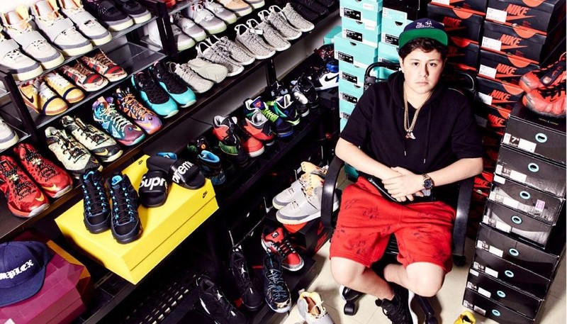 16-летний предприниматель построил бизнес на кроссовках (6 фото)