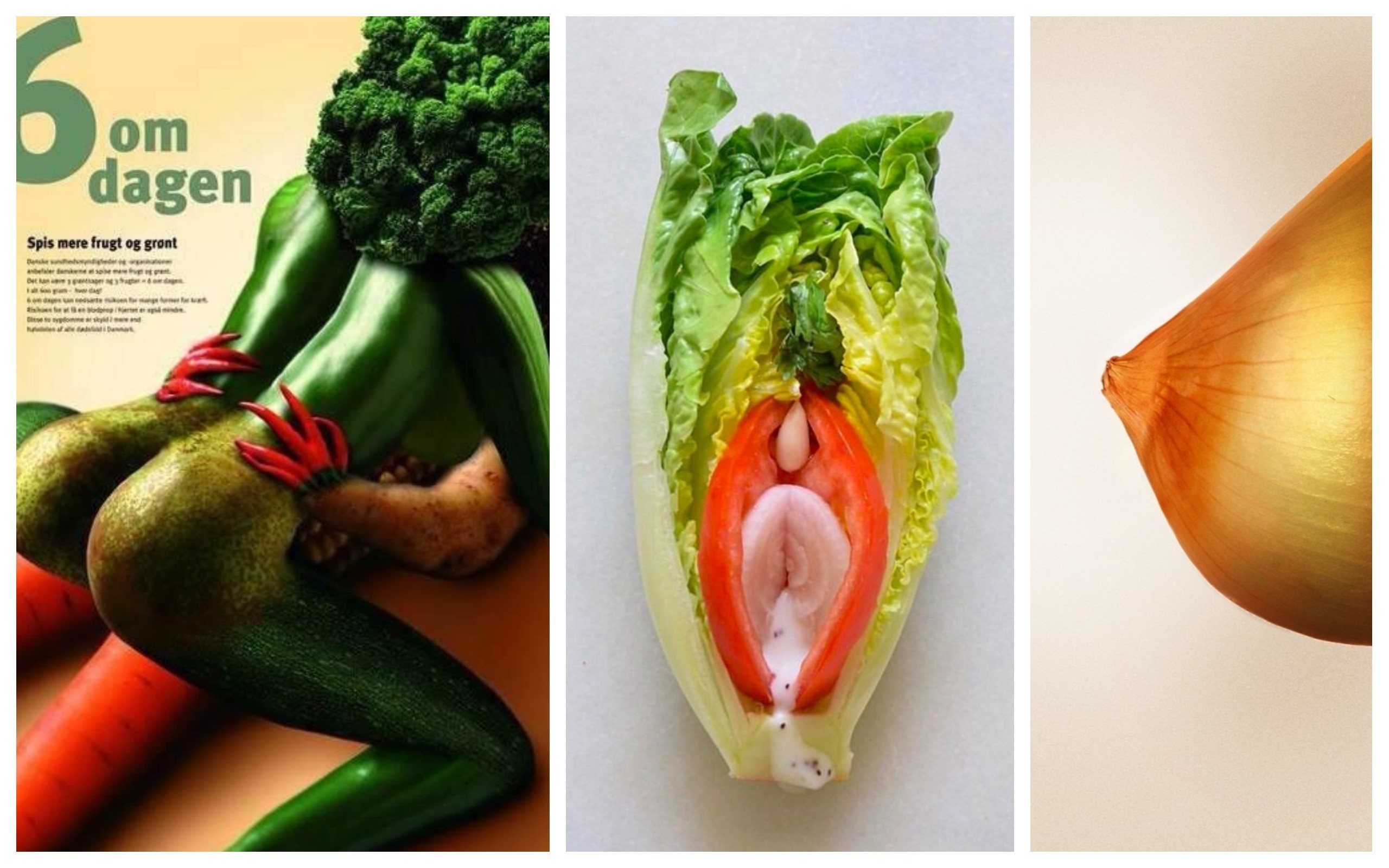 Порно с овощами фото