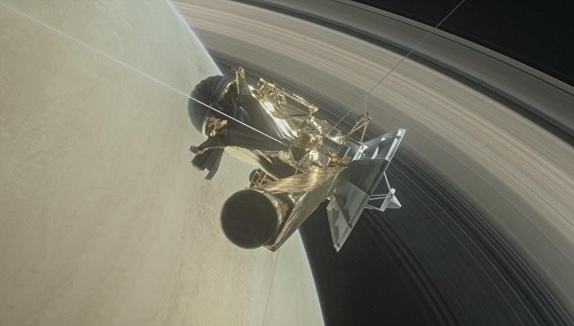 НАСА с грустью и гордостью простилось с межпланетным зондом Кассини (1 фото)