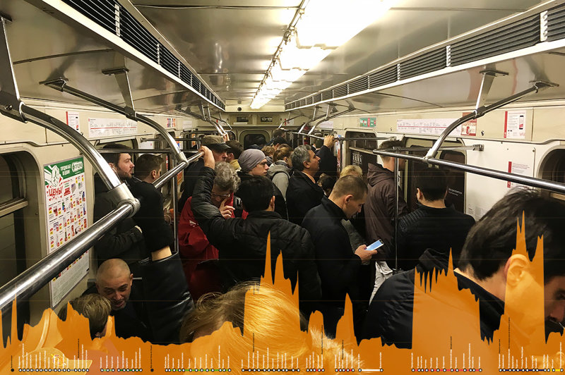 Как и чем дышится пассажирам московского транспорта (34 фото)
