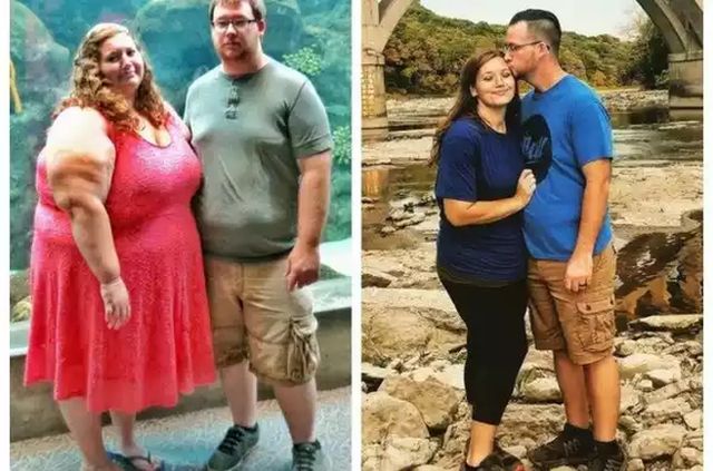 Супружеская пара сбросила 175 кг на двоих за два года (3 фото)