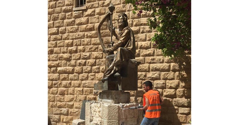 Иерусалим решил убрать российский подарок – памятник Царю Давиду (3 фото)