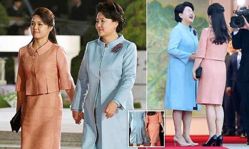 Жены руководителей двух Корей встретились лицом к лицу (30 фото)