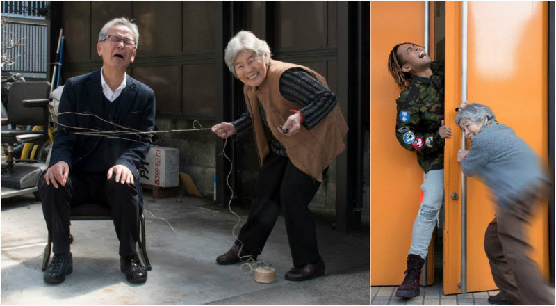 Жизнерадостные фото 90-летней японки (21 фото)