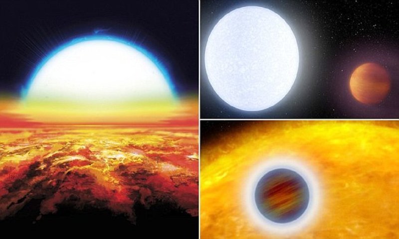 Ученые открыли кипящую планету с титановыми небесами (5 фото)