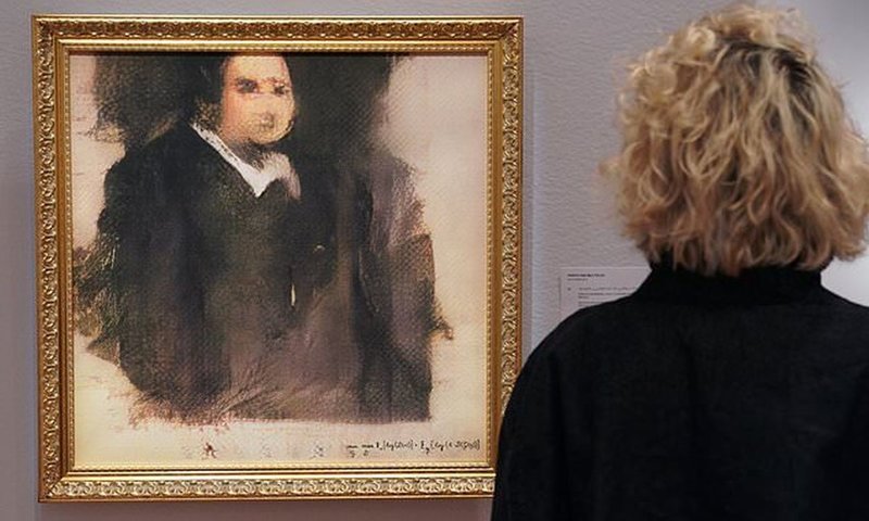 Портрет, созданный искусственным интеллектом, продали за $432 500 (6 фото)