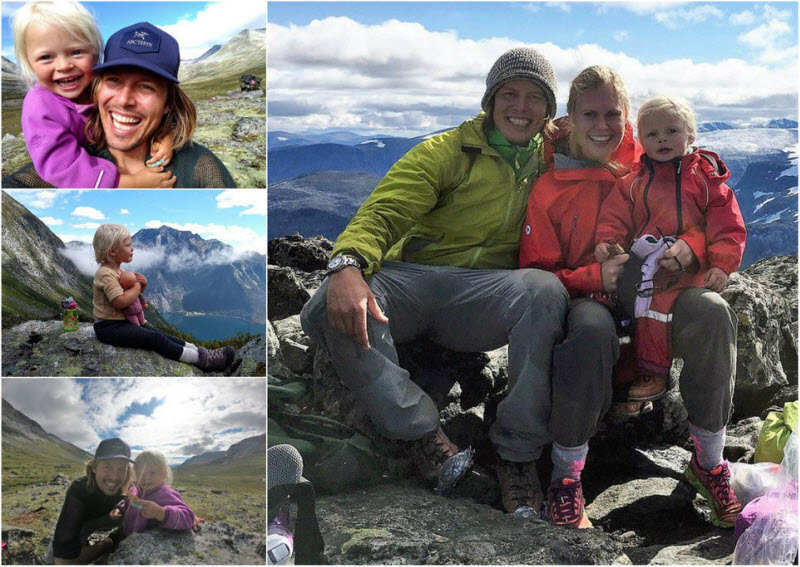 Отец, потерявший работу, проводит дни в горах с 3-летней дочкой (13 фото)