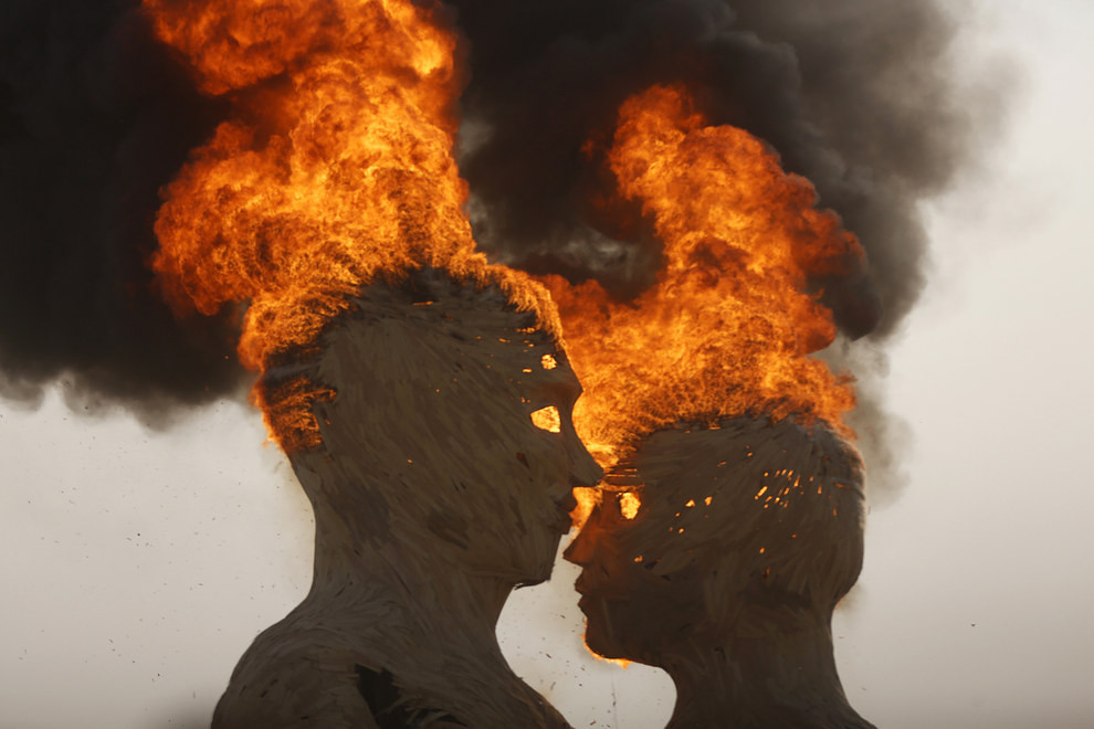 25      Burning Man burning man, 