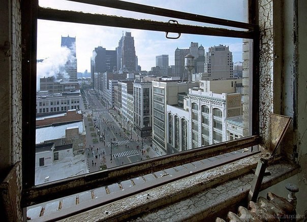 Детройт — город-призрак ford, автомобилестроение, город, детройт, история, призрак