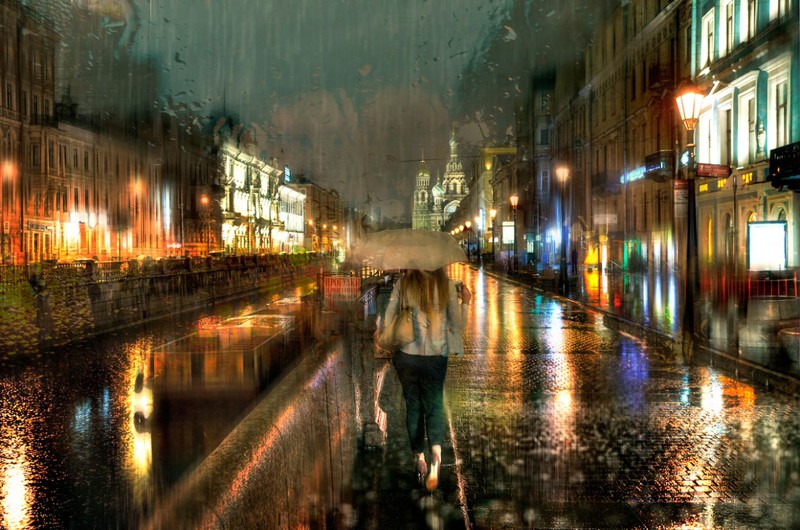 Санкт-Петербург и дождь (20 фото)