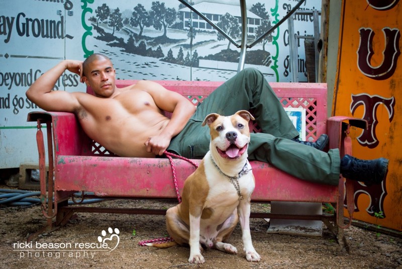 Горячие техасские парни разделись ради бездомных собак из приюта (8 фото)