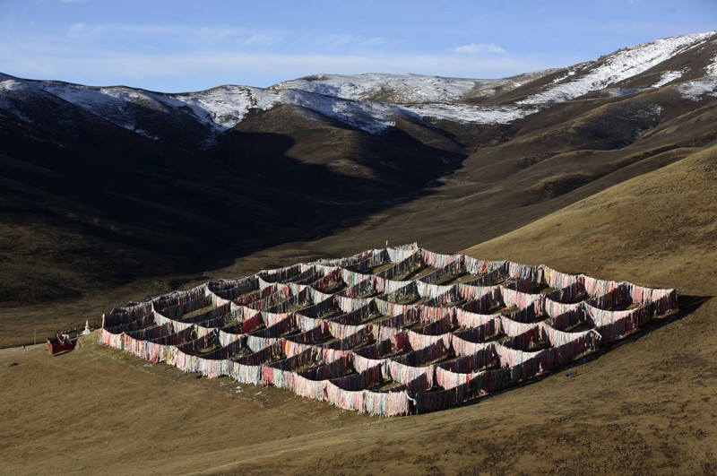 Небесное погребение в Тибете (15 фото)