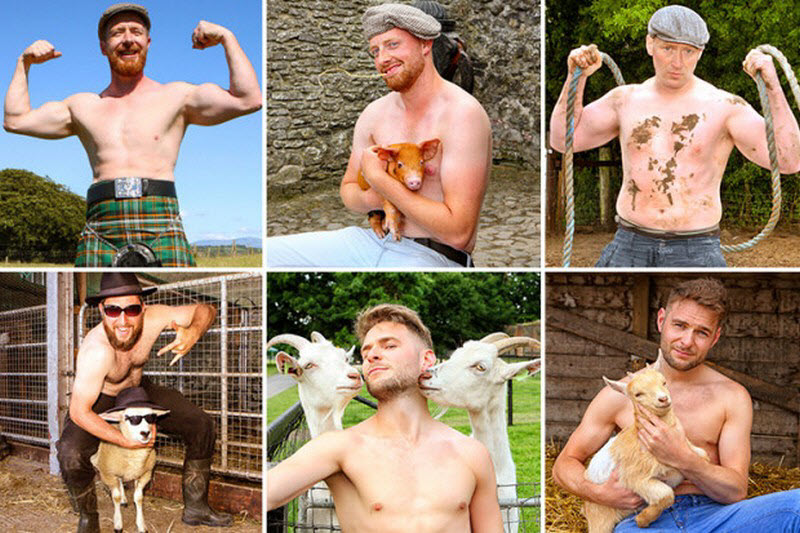 Веселый календарь от ирландских фермеров (13 фото)
