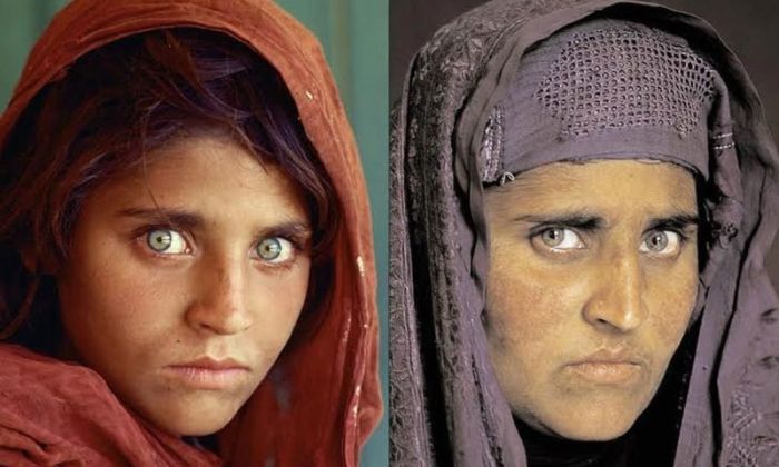 Женщина с всемирно известного фото арестована за незаконное проживание в Пакистане (2 фото)