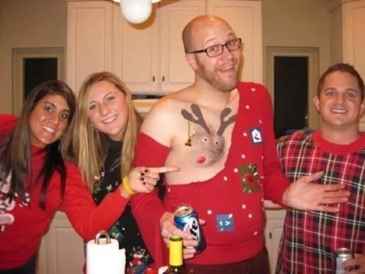 Bilderesultat for funny ugly christmas sweaters